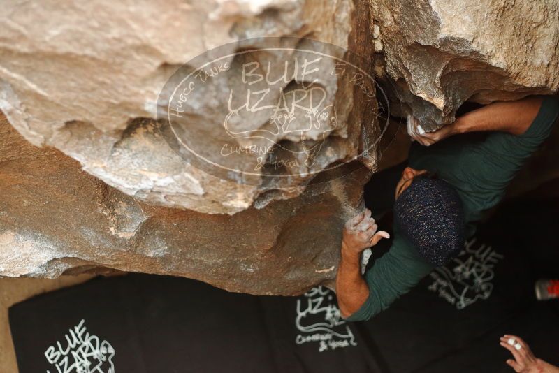 Bouldering in Hueco Tanks on 03/08/2019 with Blue Lizard Climbing and Yoga

Filename: SRM_20190308_1644530.jpg
Aperture: f/2.5
Shutter Speed: 1/160
Body: Canon EOS-1D Mark II
Lens: Canon EF 50mm f/1.8 II