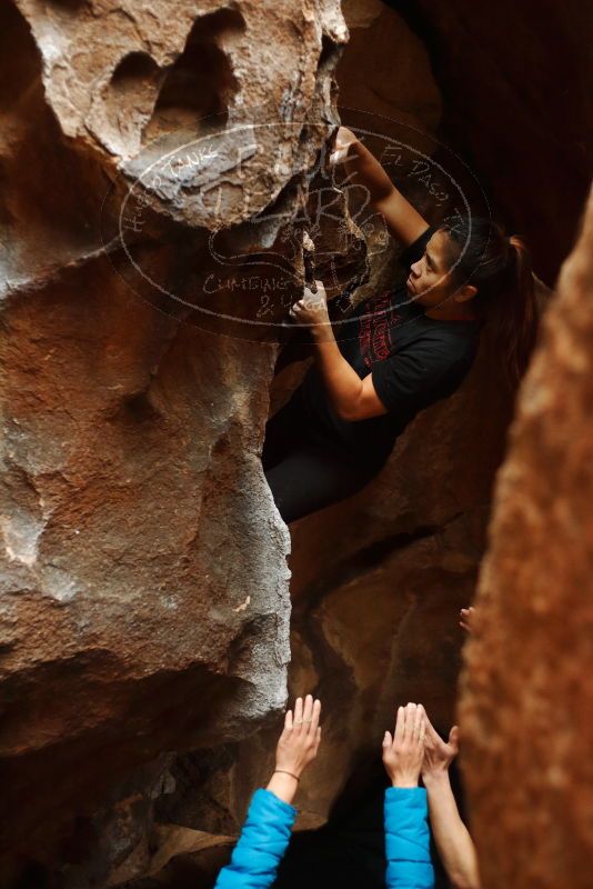 Bouldering in Hueco Tanks on 03/08/2019 with Blue Lizard Climbing and Yoga

Filename: SRM_20190308_1651090.jpg
Aperture: f/2.5
Shutter Speed: 1/100
Body: Canon EOS-1D Mark II
Lens: Canon EF 50mm f/1.8 II