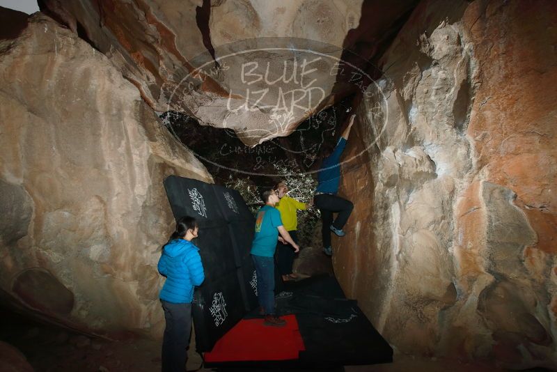 Bouldering in Hueco Tanks on 03/08/2019 with Blue Lizard Climbing and Yoga

Filename: SRM_20190308_1717140.jpg
Aperture: f/5.6
Shutter Speed: 1/250
Body: Canon EOS-1D Mark II
Lens: Canon EF 16-35mm f/2.8 L