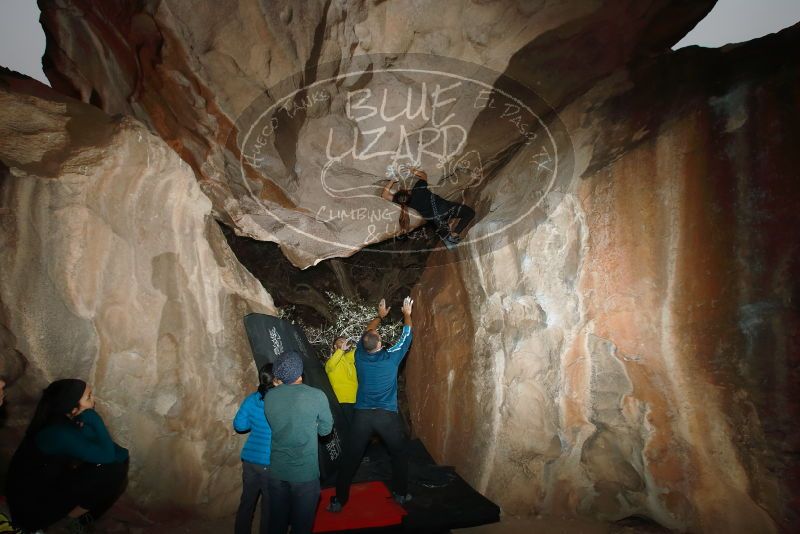 Bouldering in Hueco Tanks on 03/08/2019 with Blue Lizard Climbing and Yoga

Filename: SRM_20190308_1724400.jpg
Aperture: f/5.6
Shutter Speed: 1/250
Body: Canon EOS-1D Mark II
Lens: Canon EF 16-35mm f/2.8 L