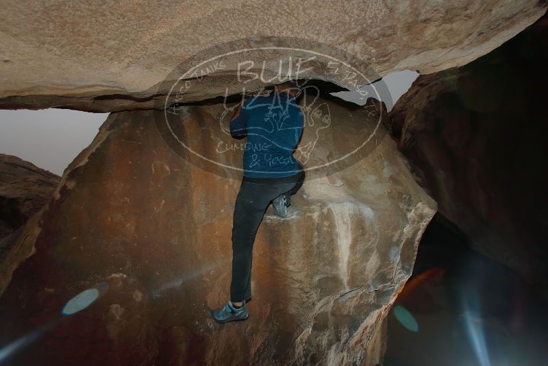 Bouldering in Hueco Tanks on 03/08/2019 with Blue Lizard Climbing and Yoga

Filename: SRM_20190308_1732190.jpg
Aperture: f/5.6
Shutter Speed: 1/250
Body: Canon EOS-1D Mark II
Lens: Canon EF 16-35mm f/2.8 L