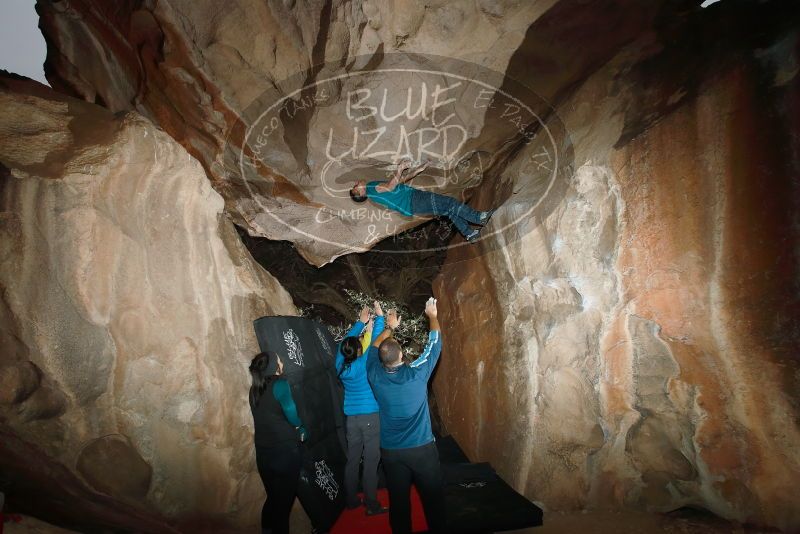 Bouldering in Hueco Tanks on 03/08/2019 with Blue Lizard Climbing and Yoga

Filename: SRM_20190308_1738380.jpg
Aperture: f/5.6
Shutter Speed: 1/250
Body: Canon EOS-1D Mark II
Lens: Canon EF 16-35mm f/2.8 L