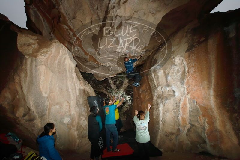 Bouldering in Hueco Tanks on 03/08/2019 with Blue Lizard Climbing and Yoga

Filename: SRM_20190308_1743180.jpg
Aperture: f/5.6
Shutter Speed: 1/250
Body: Canon EOS-1D Mark II
Lens: Canon EF 16-35mm f/2.8 L