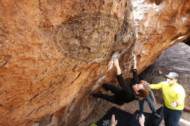 Bouldering in Hueco Tanks on 03/09/2019 with Blue Lizard Climbing and Yoga

Filename: SRM_20190309_1254150.jpg
Aperture: f/5.6
Shutter Speed: 1/200
Body: Canon EOS-1D Mark II
Lens: Canon EF 16-35mm f/2.8 L