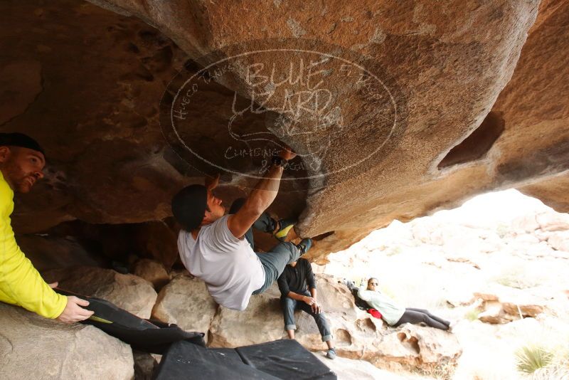 Bouldering in Hueco Tanks on 03/09/2019 with Blue Lizard Climbing and Yoga

Filename: SRM_20190309_1521390.jpg
Aperture: f/5.6
Shutter Speed: 1/250
Body: Canon EOS-1D Mark II
Lens: Canon EF 16-35mm f/2.8 L