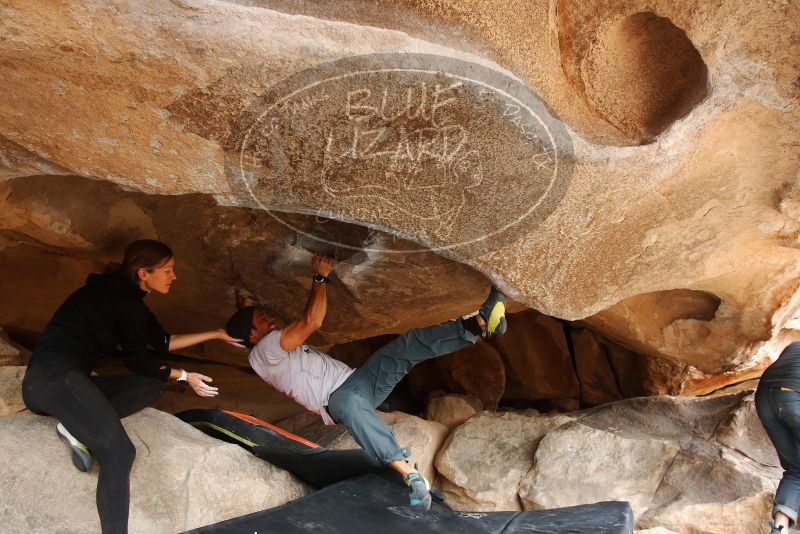 Bouldering in Hueco Tanks on 03/09/2019 with Blue Lizard Climbing and Yoga

Filename: SRM_20190309_1527051.jpg
Aperture: f/5.6
Shutter Speed: 1/250
Body: Canon EOS-1D Mark II
Lens: Canon EF 16-35mm f/2.8 L