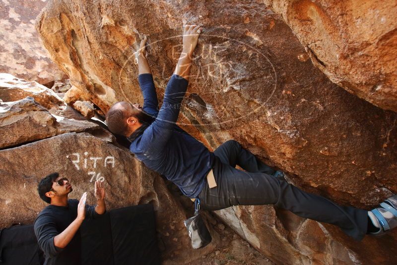 Bouldering in Hueco Tanks on 03/09/2019 with Blue Lizard Climbing and Yoga

Filename: SRM_20190309_1223180.jpg
Aperture: f/5.6
Shutter Speed: 1/320
Body: Canon EOS-1D Mark II
Lens: Canon EF 16-35mm f/2.8 L