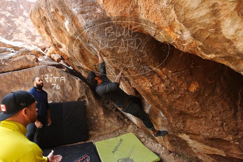 Bouldering in Hueco Tanks on 03/09/2019 with Blue Lizard Climbing and Yoga

Filename: SRM_20190309_1224190.jpg
Aperture: f/5.6
Shutter Speed: 1/200
Body: Canon EOS-1D Mark II
Lens: Canon EF 16-35mm f/2.8 L