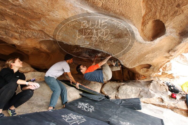 Bouldering in Hueco Tanks on 03/09/2019 with Blue Lizard Climbing and Yoga

Filename: SRM_20190309_1532400.jpg
Aperture: f/5.6
Shutter Speed: 1/250
Body: Canon EOS-1D Mark II
Lens: Canon EF 16-35mm f/2.8 L