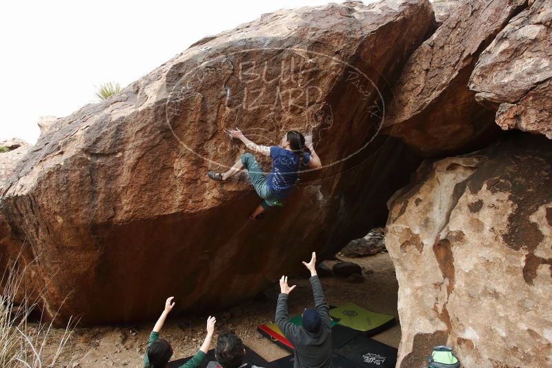 Bouldering in Hueco Tanks on 03/10/2019 with Blue Lizard Climbing and Yoga

Filename: SRM_20190310_1057340.jpg
Aperture: f/5.6
Shutter Speed: 1/400
Body: Canon EOS-1D Mark II
Lens: Canon EF 16-35mm f/2.8 L