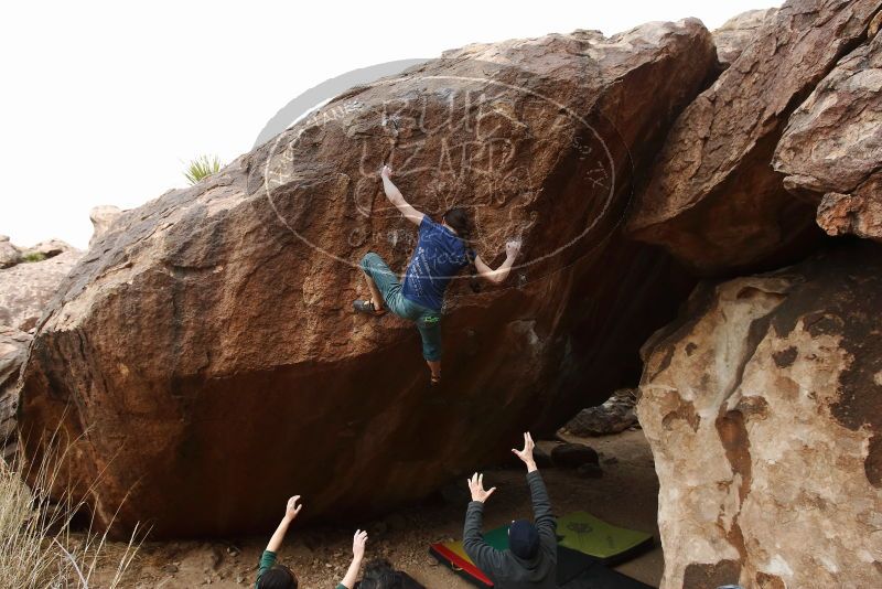 Bouldering in Hueco Tanks on 03/10/2019 with Blue Lizard Climbing and Yoga

Filename: SRM_20190310_1057370.jpg
Aperture: f/5.6
Shutter Speed: 1/400
Body: Canon EOS-1D Mark II
Lens: Canon EF 16-35mm f/2.8 L