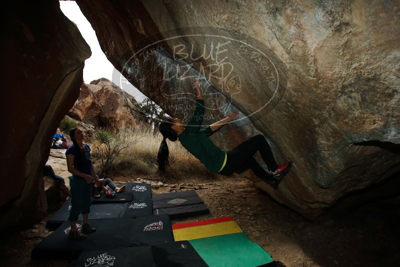 Bouldering in Hueco Tanks on 03/10/2019 with Blue Lizard Climbing and Yoga

Filename: SRM_20190310_1101420.jpg
Aperture: f/5.6
Shutter Speed: 1/250
Body: Canon EOS-1D Mark II
Lens: Canon EF 16-35mm f/2.8 L