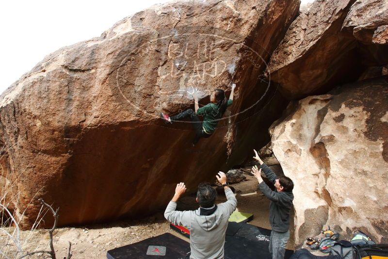 Bouldering in Hueco Tanks on 03/10/2019 with Blue Lizard Climbing and Yoga

Filename: SRM_20190310_1110520.jpg
Aperture: f/5.6
Shutter Speed: 1/500
Body: Canon EOS-1D Mark II
Lens: Canon EF 16-35mm f/2.8 L