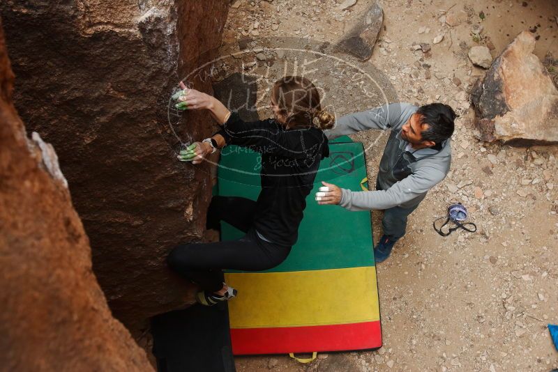 Bouldering in Hueco Tanks on 03/10/2019 with Blue Lizard Climbing and Yoga

Filename: SRM_20190310_1359410.jpg
Aperture: f/5.0
Shutter Speed: 1/250
Body: Canon EOS-1D Mark II
Lens: Canon EF 16-35mm f/2.8 L