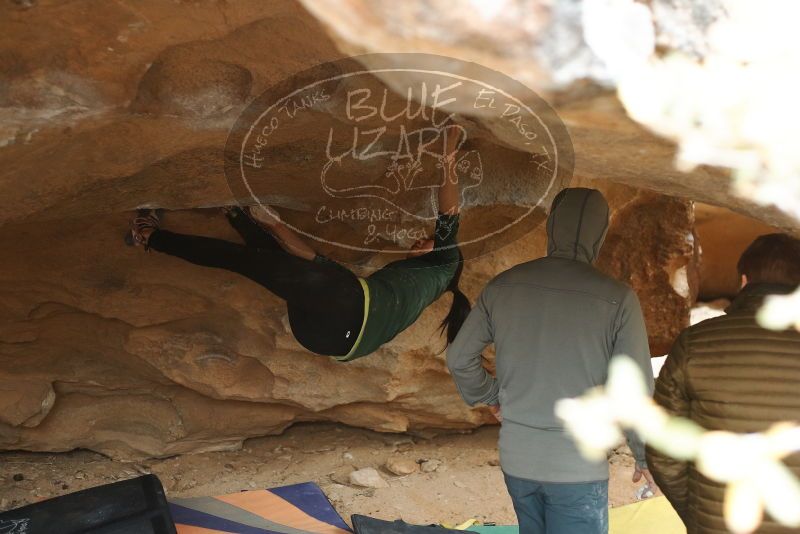 Bouldering in Hueco Tanks on 03/10/2019 with Blue Lizard Climbing and Yoga

Filename: SRM_20190310_1421310.jpg
Aperture: f/2.8
Shutter Speed: 1/320
Body: Canon EOS-1D Mark II
Lens: Canon EF 50mm f/1.8 II