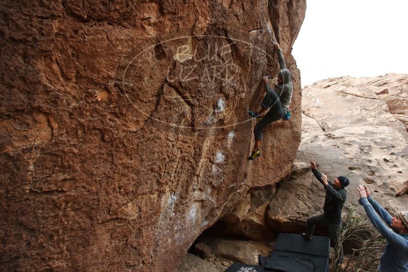 Bouldering in Hueco Tanks on 03/10/2019 with Blue Lizard Climbing and Yoga

Filename: SRM_20190310_1457010.jpg
Aperture: f/5.6
Shutter Speed: 1/400
Body: Canon EOS-1D Mark II
Lens: Canon EF 16-35mm f/2.8 L