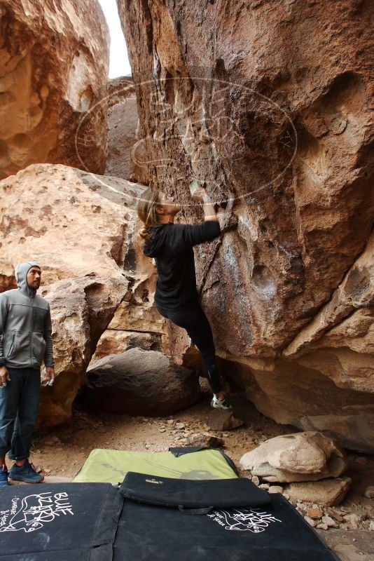 Bouldering in Hueco Tanks on 03/10/2019 with Blue Lizard Climbing and Yoga

Filename: SRM_20190310_1514040.jpg
Aperture: f/5.6
Shutter Speed: 1/125
Body: Canon EOS-1D Mark II
Lens: Canon EF 16-35mm f/2.8 L