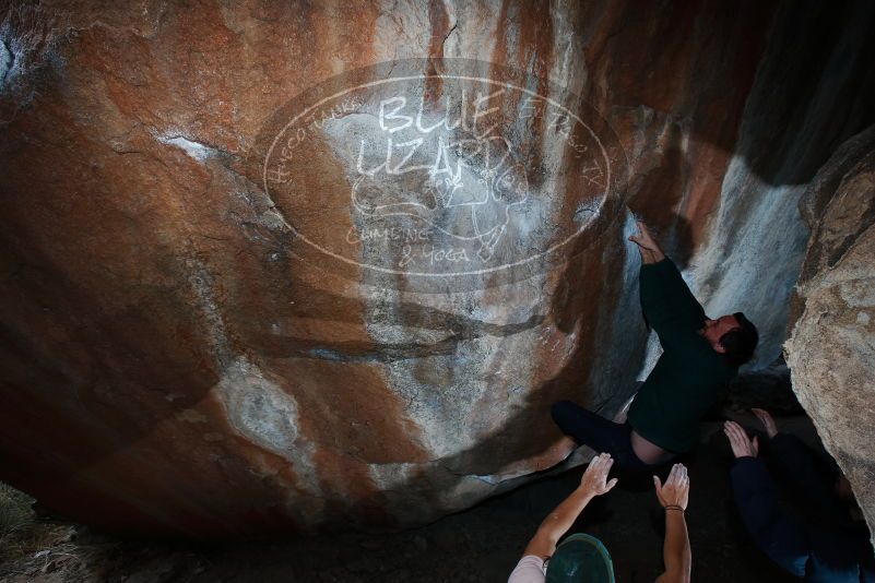 Bouldering in Hueco Tanks on 03/15/2019 with Blue Lizard Climbing and Yoga

Filename: SRM_20190315_1323140.jpg
Aperture: f/8.0
Shutter Speed: 1/250
Body: Canon EOS-1D Mark II
Lens: Canon EF 16-35mm f/2.8 L