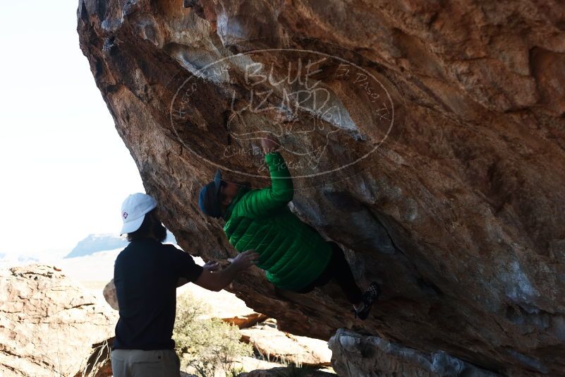 Bouldering in Hueco Tanks on 03/17/2019 with Blue Lizard Climbing and Yoga

Filename: SRM_20190317_1001230.jpg
Aperture: f/4.0
Shutter Speed: 1/500
Body: Canon EOS-1D Mark II
Lens: Canon EF 50mm f/1.8 II