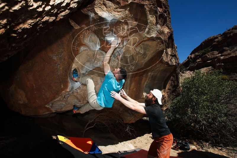 Bouldering in Hueco Tanks on 03/17/2019 with Blue Lizard Climbing and Yoga

Filename: SRM_20190317_1455510.jpg
Aperture: f/6.3
Shutter Speed: 1/250
Body: Canon EOS-1D Mark II
Lens: Canon EF 16-35mm f/2.8 L