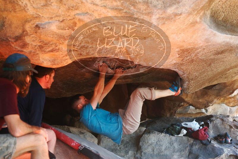 Bouldering in Hueco Tanks on 03/17/2019 with Blue Lizard Climbing and Yoga

Filename: SRM_20190317_1620340.jpg
Aperture: f/4.0
Shutter Speed: 1/200
Body: Canon EOS-1D Mark II
Lens: Canon EF 50mm f/1.8 II