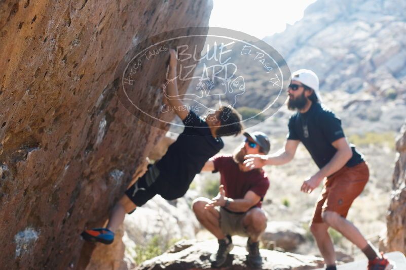 Bouldering in Hueco Tanks on 03/17/2019 with Blue Lizard Climbing and Yoga

Filename: SRM_20190317_1655031.jpg
Aperture: f/4.0
Shutter Speed: 1/320
Body: Canon EOS-1D Mark II
Lens: Canon EF 50mm f/1.8 II