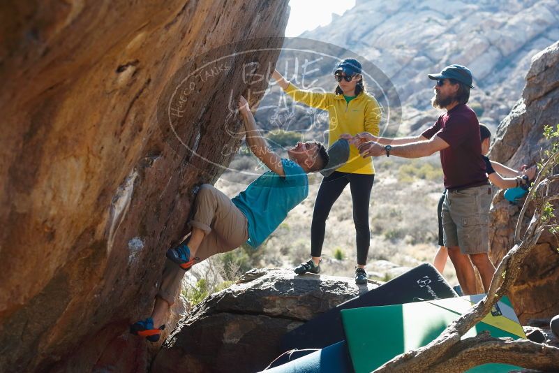 Bouldering in Hueco Tanks on 03/17/2019 with Blue Lizard Climbing and Yoga

Filename: SRM_20190317_1707150.jpg
Aperture: f/4.0
Shutter Speed: 1/250
Body: Canon EOS-1D Mark II
Lens: Canon EF 50mm f/1.8 II