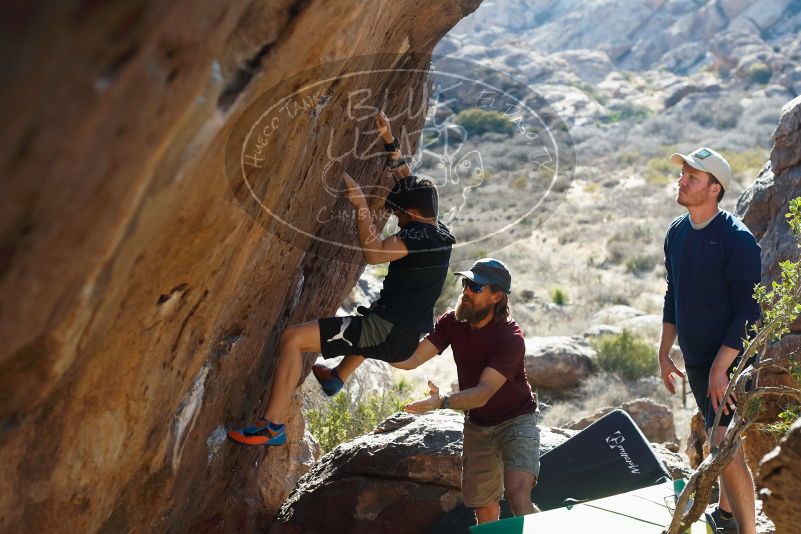 Bouldering in Hueco Tanks on 03/17/2019 with Blue Lizard Climbing and Yoga

Filename: SRM_20190317_1711171.jpg
Aperture: f/4.0
Shutter Speed: 1/250
Body: Canon EOS-1D Mark II
Lens: Canon EF 50mm f/1.8 II