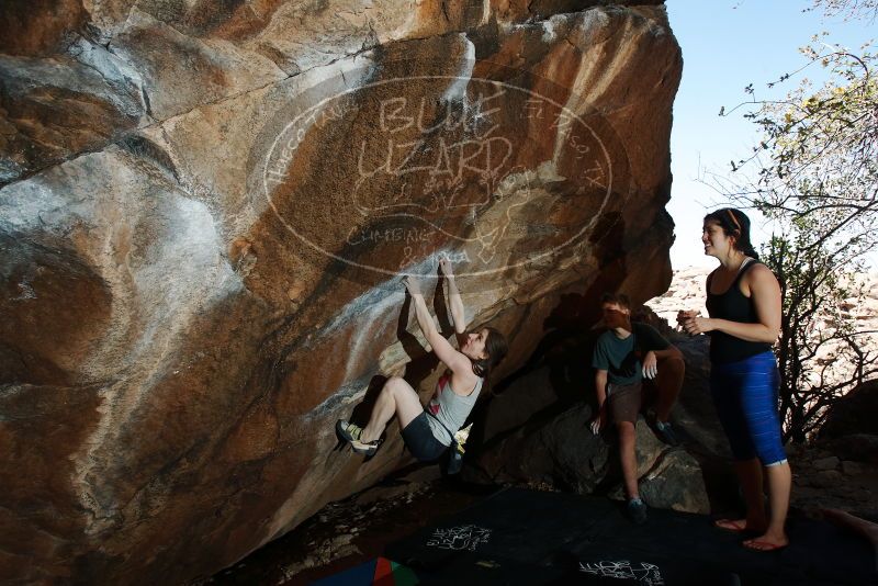 Bouldering in Hueco Tanks on 03/29/2019 with Blue Lizard Climbing and Yoga

Filename: SRM_20190329_1438100.jpg
Aperture: f/5.6
Shutter Speed: 1/250
Body: Canon EOS-1D Mark II
Lens: Canon EF 16-35mm f/2.8 L