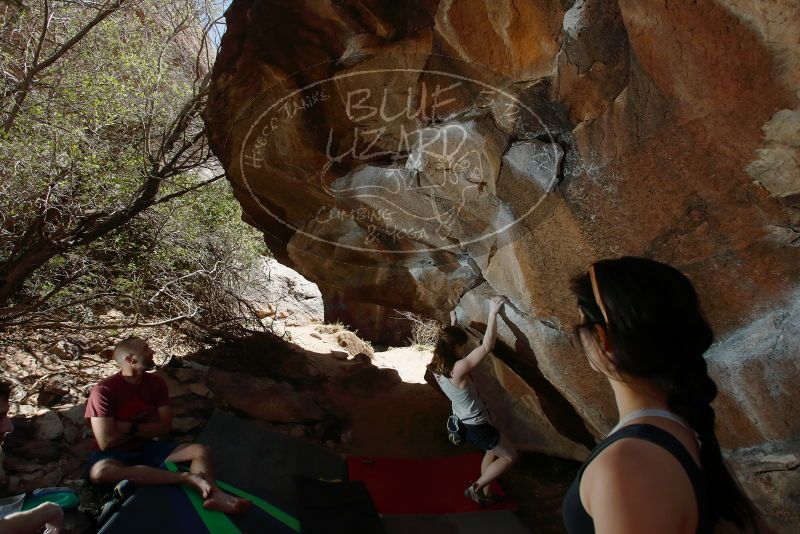 Bouldering in Hueco Tanks on 03/29/2019 with Blue Lizard Climbing and Yoga

Filename: SRM_20190329_1438530.jpg
Aperture: f/5.6
Shutter Speed: 1/250
Body: Canon EOS-1D Mark II
Lens: Canon EF 16-35mm f/2.8 L