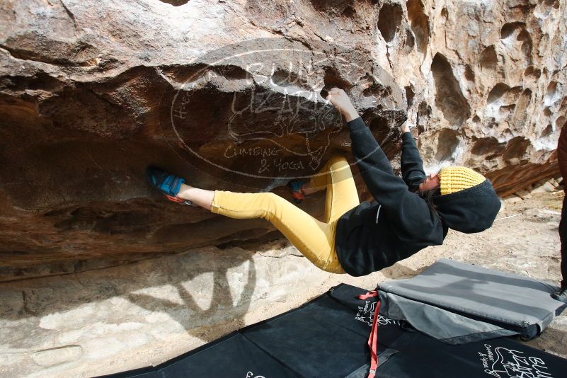 Bouldering in Hueco Tanks on 03/30/2019 with Blue Lizard Climbing and Yoga

Filename: SRM_20190330_0947070.jpg
Aperture: f/5.6
Shutter Speed: 1/250
Body: Canon EOS-1D Mark II
Lens: Canon EF 16-35mm f/2.8 L