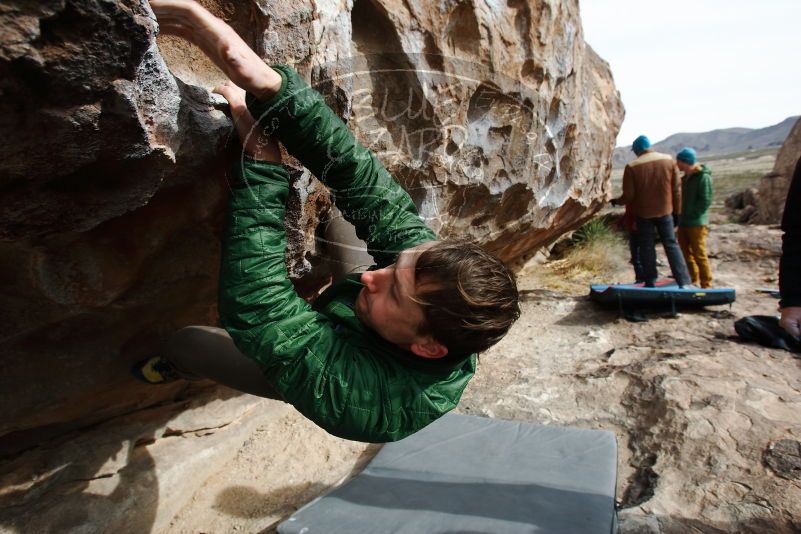 Bouldering in Hueco Tanks on 03/30/2019 with Blue Lizard Climbing and Yoga

Filename: SRM_20190330_0947580.jpg
Aperture: f/5.6
Shutter Speed: 1/320
Body: Canon EOS-1D Mark II
Lens: Canon EF 16-35mm f/2.8 L