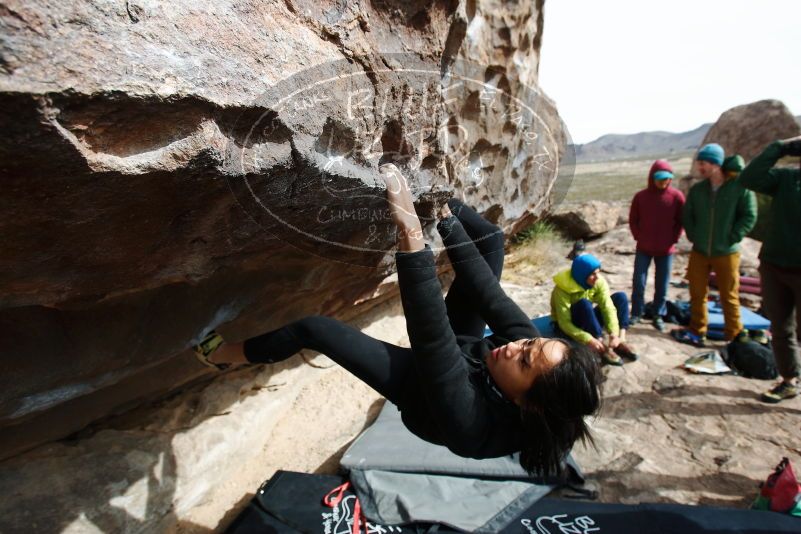 Bouldering in Hueco Tanks on 03/30/2019 with Blue Lizard Climbing and Yoga

Filename: SRM_20190330_1006200.jpg
Aperture: f/5.6
Shutter Speed: 1/320
Body: Canon EOS-1D Mark II
Lens: Canon EF 16-35mm f/2.8 L