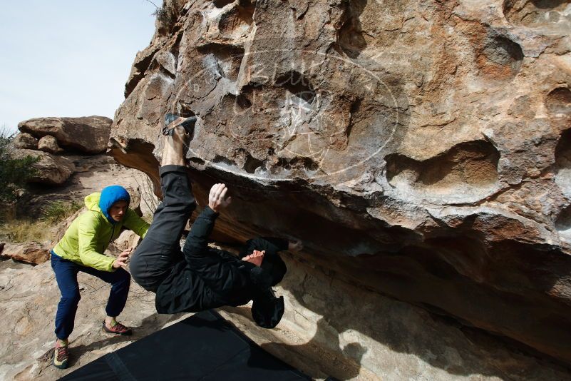 Bouldering in Hueco Tanks on 03/30/2019 with Blue Lizard Climbing and Yoga

Filename: SRM_20190330_1011180.jpg
Aperture: f/5.6
Shutter Speed: 1/500
Body: Canon EOS-1D Mark II
Lens: Canon EF 16-35mm f/2.8 L