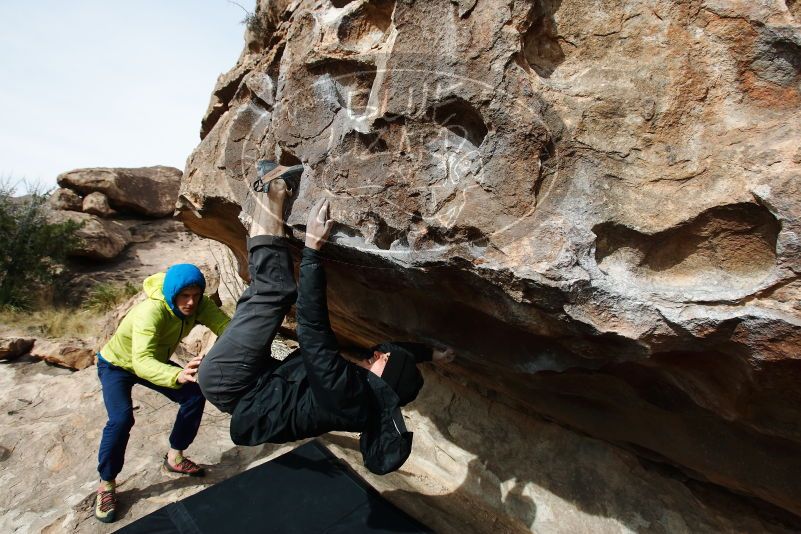 Bouldering in Hueco Tanks on 03/30/2019 with Blue Lizard Climbing and Yoga

Filename: SRM_20190330_1011190.jpg
Aperture: f/5.6
Shutter Speed: 1/500
Body: Canon EOS-1D Mark II
Lens: Canon EF 16-35mm f/2.8 L