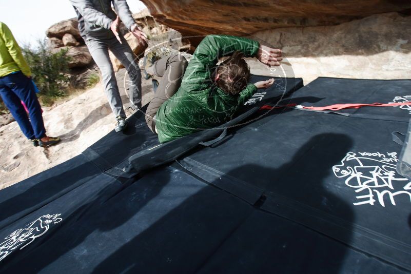 Bouldering in Hueco Tanks on 03/30/2019 with Blue Lizard Climbing and Yoga

Filename: SRM_20190330_1016291.jpg
Aperture: f/5.6
Shutter Speed: 1/320
Body: Canon EOS-1D Mark II
Lens: Canon EF 16-35mm f/2.8 L