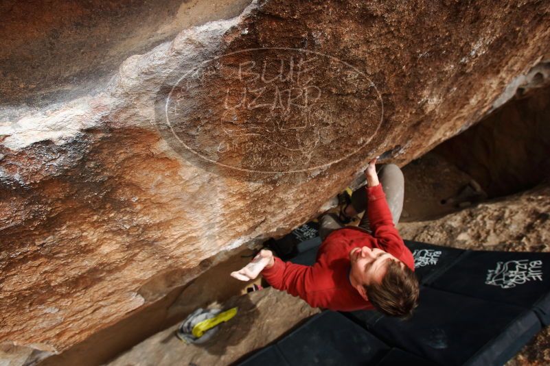 Bouldering in Hueco Tanks on 03/30/2019 with Blue Lizard Climbing and Yoga

Filename: SRM_20190330_1446130.jpg
Aperture: f/5.6
Shutter Speed: 1/250
Body: Canon EOS-1D Mark II
Lens: Canon EF 16-35mm f/2.8 L