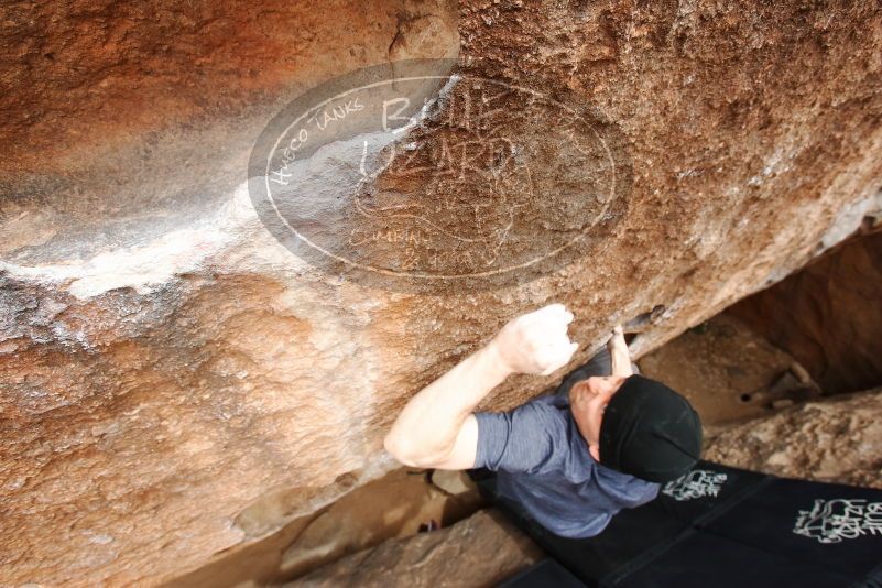 Bouldering in Hueco Tanks on 03/30/2019 with Blue Lizard Climbing and Yoga

Filename: SRM_20190330_1459180.jpg
Aperture: f/5.6
Shutter Speed: 1/250
Body: Canon EOS-1D Mark II
Lens: Canon EF 16-35mm f/2.8 L