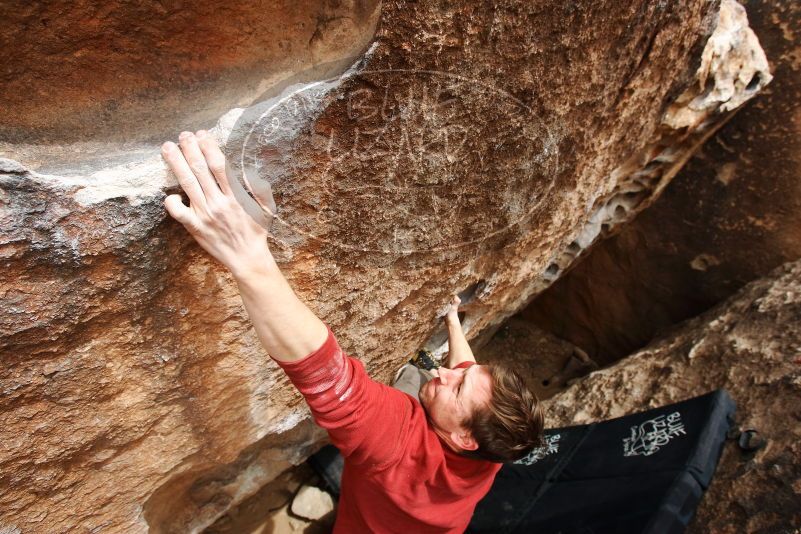 Bouldering in Hueco Tanks on 03/30/2019 with Blue Lizard Climbing and Yoga

Filename: SRM_20190330_1513510.jpg
Aperture: f/5.6
Shutter Speed: 1/250
Body: Canon EOS-1D Mark II
Lens: Canon EF 16-35mm f/2.8 L