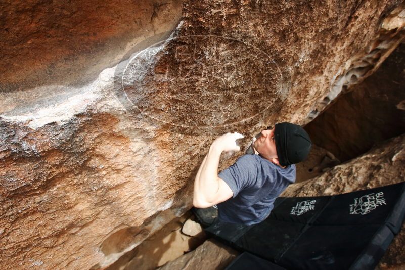 Bouldering in Hueco Tanks on 03/30/2019 with Blue Lizard Climbing and Yoga

Filename: SRM_20190330_1518040.jpg
Aperture: f/5.6
Shutter Speed: 1/250
Body: Canon EOS-1D Mark II
Lens: Canon EF 16-35mm f/2.8 L