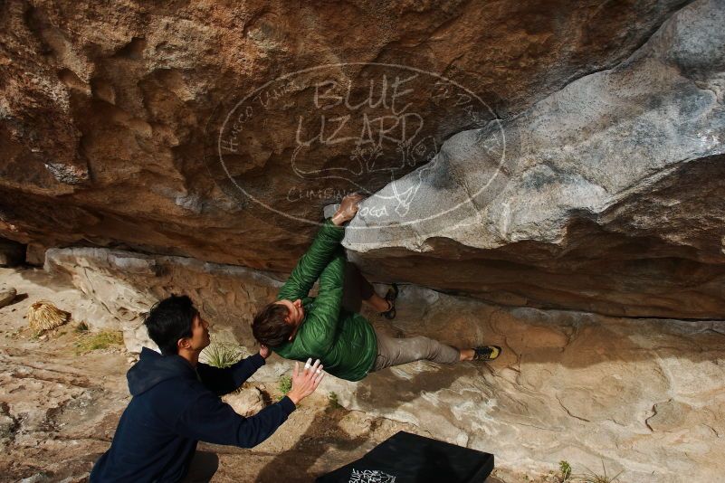 Bouldering in Hueco Tanks on 03/30/2019 with Blue Lizard Climbing and Yoga

Filename: SRM_20190330_1625390.jpg
Aperture: f/5.6
Shutter Speed: 1/400
Body: Canon EOS-1D Mark II
Lens: Canon EF 16-35mm f/2.8 L