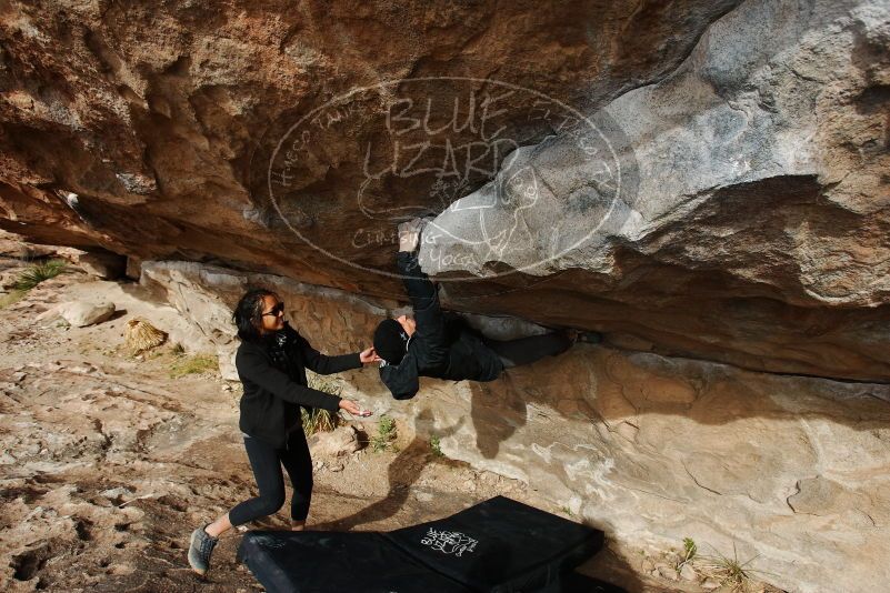 Bouldering in Hueco Tanks on 03/30/2019 with Blue Lizard Climbing and Yoga

Filename: SRM_20190330_1629530.jpg
Aperture: f/5.6
Shutter Speed: 1/400
Body: Canon EOS-1D Mark II
Lens: Canon EF 16-35mm f/2.8 L