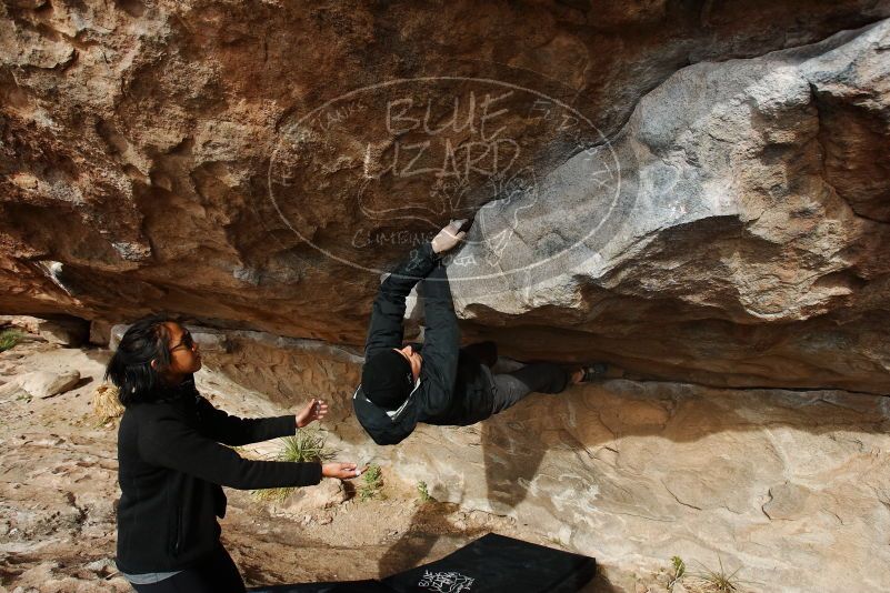 Bouldering in Hueco Tanks on 03/30/2019 with Blue Lizard Climbing and Yoga

Filename: SRM_20190330_1630090.jpg
Aperture: f/5.6
Shutter Speed: 1/400
Body: Canon EOS-1D Mark II
Lens: Canon EF 16-35mm f/2.8 L