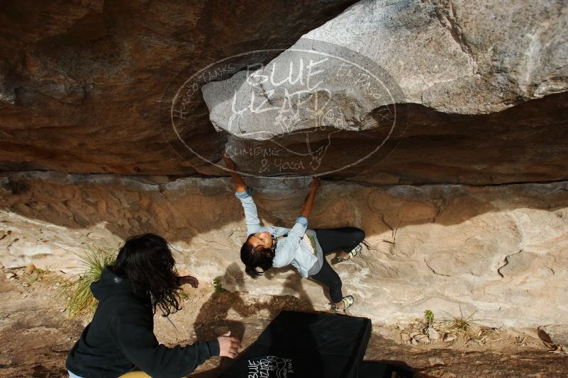 Bouldering in Hueco Tanks on 03/30/2019 with Blue Lizard Climbing and Yoga

Filename: SRM_20190330_1635300.jpg
Aperture: f/5.6
Shutter Speed: 1/500
Body: Canon EOS-1D Mark II
Lens: Canon EF 16-35mm f/2.8 L