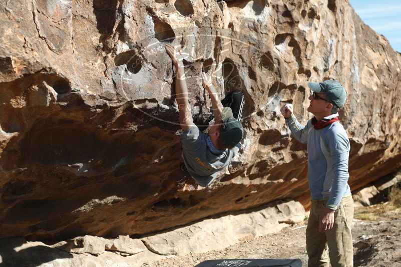 Bouldering in Hueco Tanks on 04/06/2019 with Blue Lizard Climbing and Yoga

Filename: SRM_20190406_0908440.jpg
Aperture: f/4.0
Shutter Speed: 1/500
Body: Canon EOS-1D Mark II
Lens: Canon EF 50mm f/1.8 II