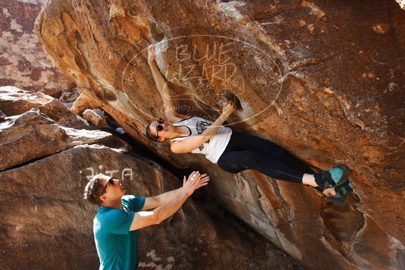 Bouldering in Hueco Tanks on 04/13/2019 with Blue Lizard Climbing and Yoga

Filename: SRM_20190413_1028231.jpg
Aperture: f/5.6
Shutter Speed: 1/320
Body: Canon EOS-1D Mark II
Lens: Canon EF 16-35mm f/2.8 L