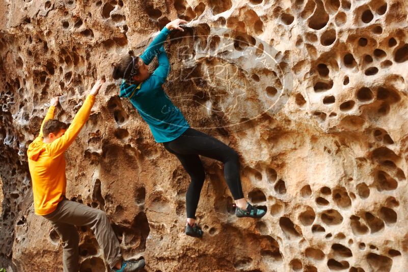 Bouldering in Hueco Tanks on 04/13/2019 with Blue Lizard Climbing and Yoga

Filename: SRM_20190413_1543190.jpg
Aperture: f/3.5
Shutter Speed: 1/160
Body: Canon EOS-1D Mark II
Lens: Canon EF 50mm f/1.8 II