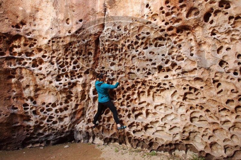 Bouldering in Hueco Tanks on 04/13/2019 with Blue Lizard Climbing and Yoga

Filename: SRM_20190413_1556490.jpg
Aperture: f/5.0
Shutter Speed: 1/80
Body: Canon EOS-1D Mark II
Lens: Canon EF 16-35mm f/2.8 L