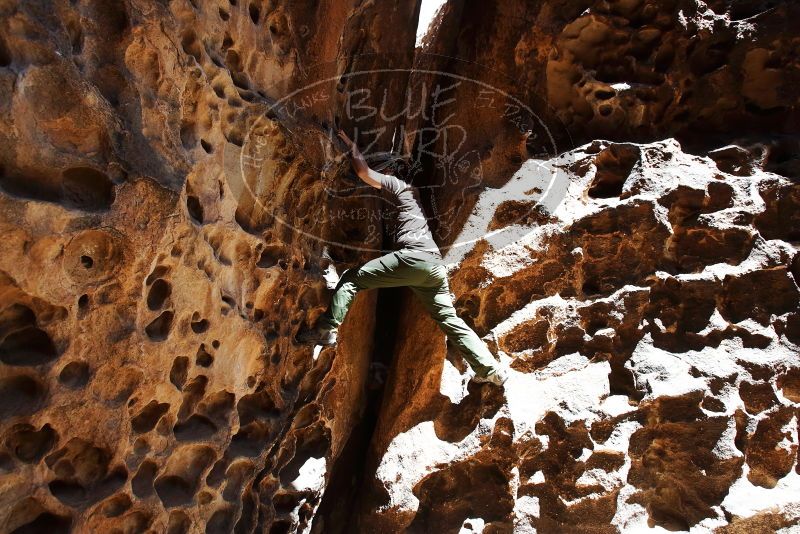 Bouldering in Hueco Tanks on 04/26/2019 with Blue Lizard Climbing and Yoga

Filename: SRM_20190426_1216140.jpg
Aperture: f/5.6
Shutter Speed: 1/400
Body: Canon EOS-1D Mark II
Lens: Canon EF 16-35mm f/2.8 L