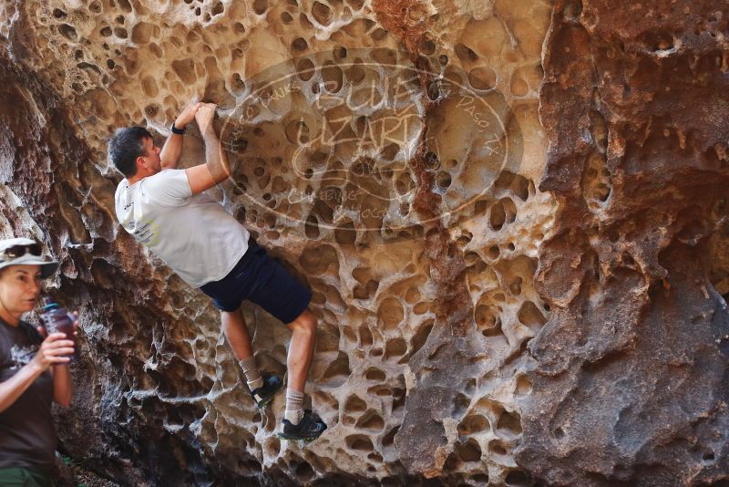 Bouldering in Hueco Tanks on 04/26/2019 with Blue Lizard Climbing and Yoga

Filename: SRM_20190426_1223060.jpg
Aperture: f/3.2
Shutter Speed: 1/200
Body: Canon EOS-1D Mark II
Lens: Canon EF 50mm f/1.8 II